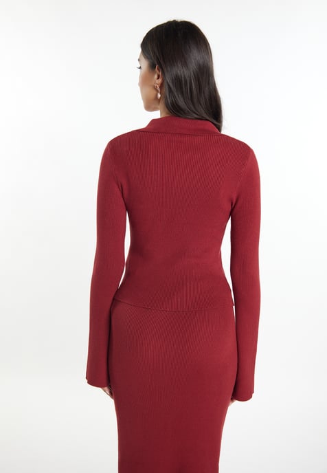 Faina Pullover women wine red - Image 4
