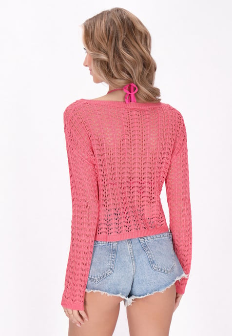 IZIA Jumper vrouwen koraal - Image 4