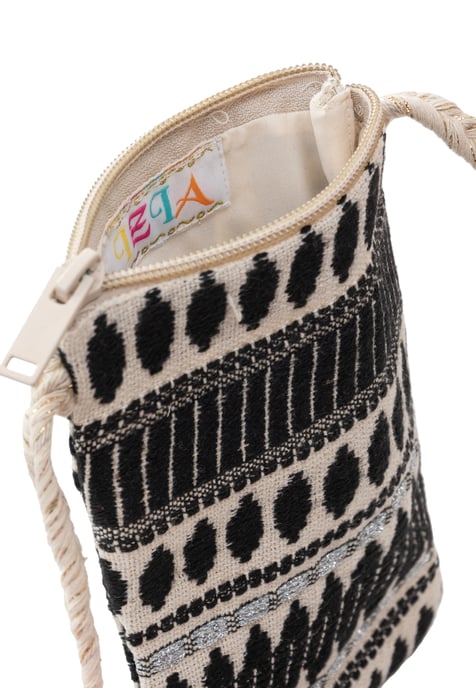 IZIA Telefoontas Dames zwart en wit - Image 4