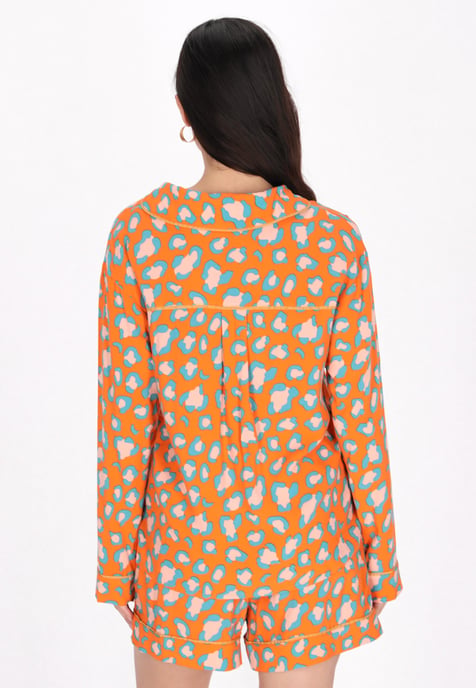 Faina Nachtkleding vrouwen oranje - Image 4