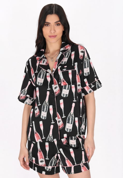 Faina Nachtkleding vrouwen zwart veelkleurig - Image 3