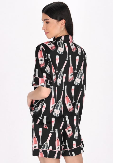 Faina Nachtkleding vrouwen zwart veelkleurig - Image 4