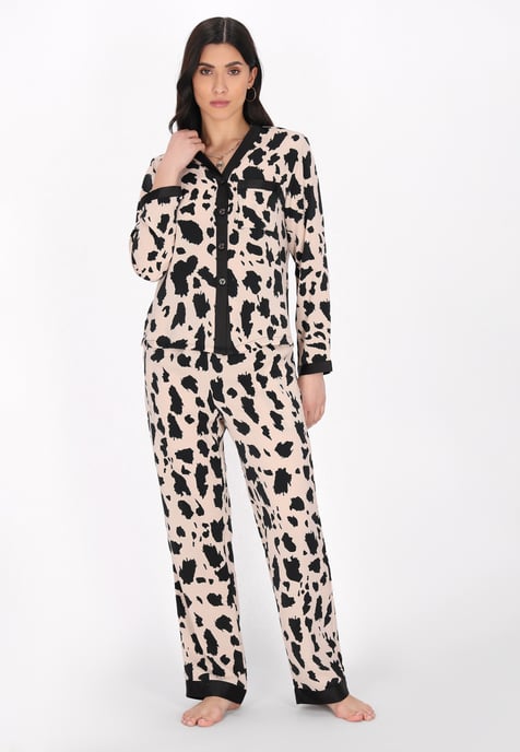 Faina Nachtkleding vrouwen beige, zwart - Image 2