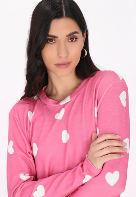 Faina Loungewear vrouwen roze wit - Image 5