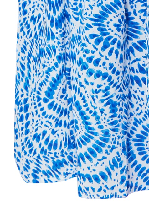 IZIA Maxirok met print Dames blauw - Image 3