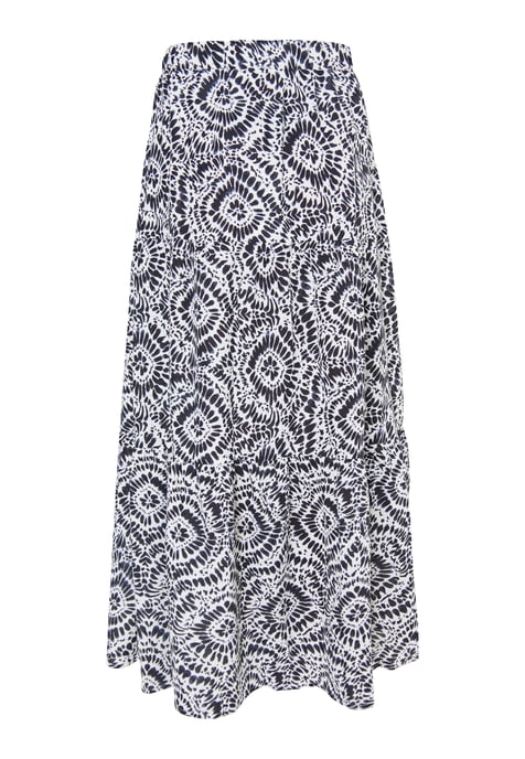IZIA Maxirok met print Dames zwart - Image 2