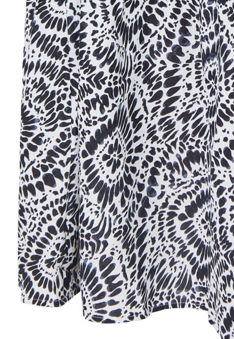 IZIA Maxirok met print Dames zwart - Image 3