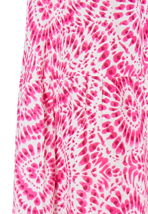 IZIA Maxirok met print Dames roze - Image 3