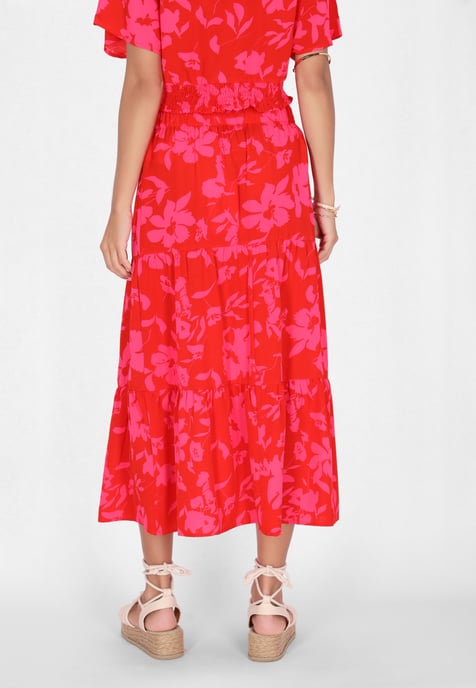 IZIA rok vrouwen rood roze - Image 4