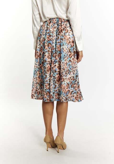 Faina Rok met luipaardprint Dames Beige Veelkleurig - Image 4