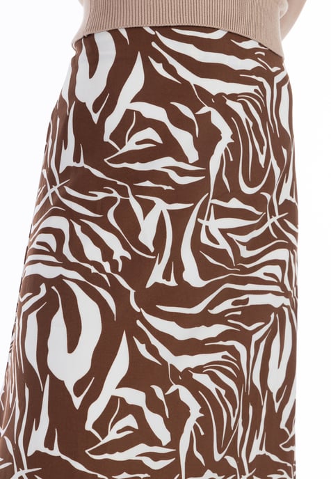 Faina midirok Dames Bruin Wit - Image 5