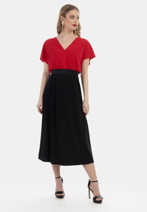 Faina Midi skirt women black - Image 2