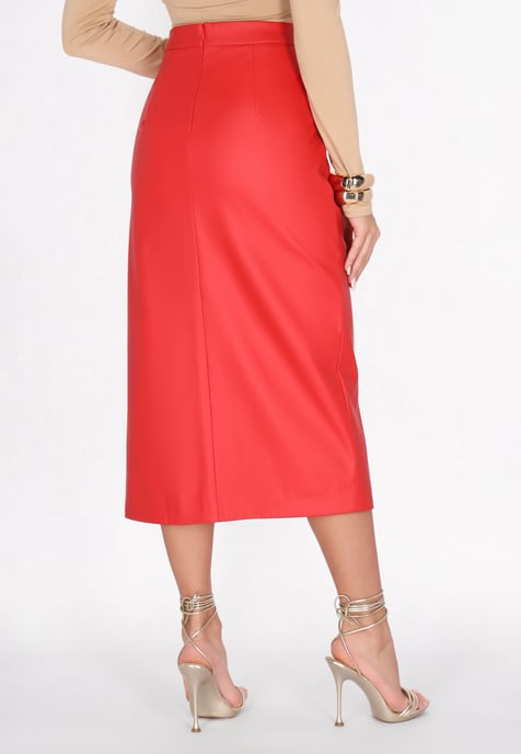 Faina rok vrouwen rood - Image 4