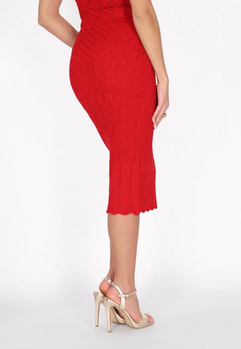 Faina rok vrouwen rood - Image 4