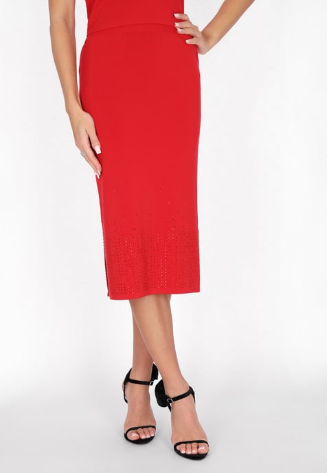 Faina rok vrouwen rood - Image 3