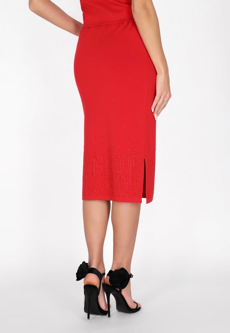 Faina rok vrouwen rood - Image 4