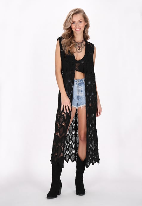 IZIA Vest vrouwen zwart - Image 2
