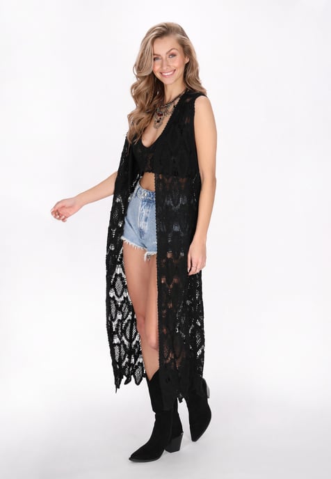 IZIA Vest vrouwen zwart - Image 3