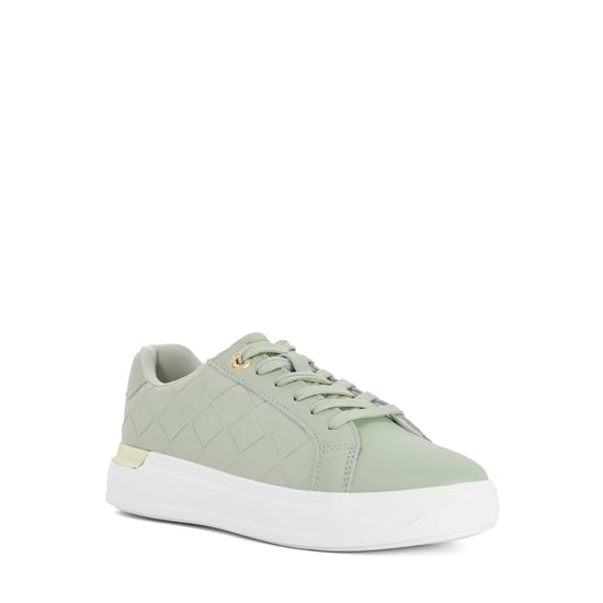 Dune Ladies Eave - Quilted Leather Trainers - Image 1