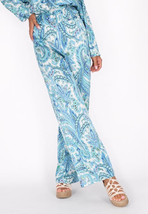 IZIA Broek vrouwen blauw veelkleurig - Image 3
