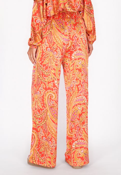 IZIA Broek vrouwen oranje veelkleurig - Image 4