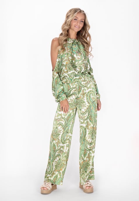 IZIA Broek vrouwen groen veelkleurig - Image 2