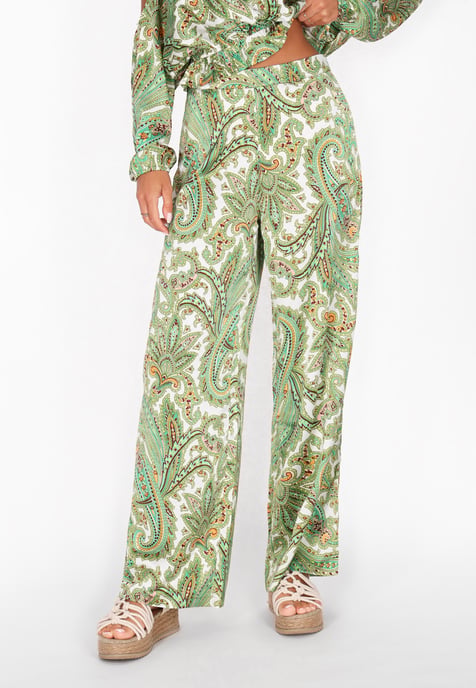 IZIA Broek vrouwen groen veelkleurig - Image 3