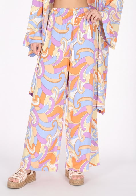 IZIA Broek vrouwen violet veelkleurig - Image 3