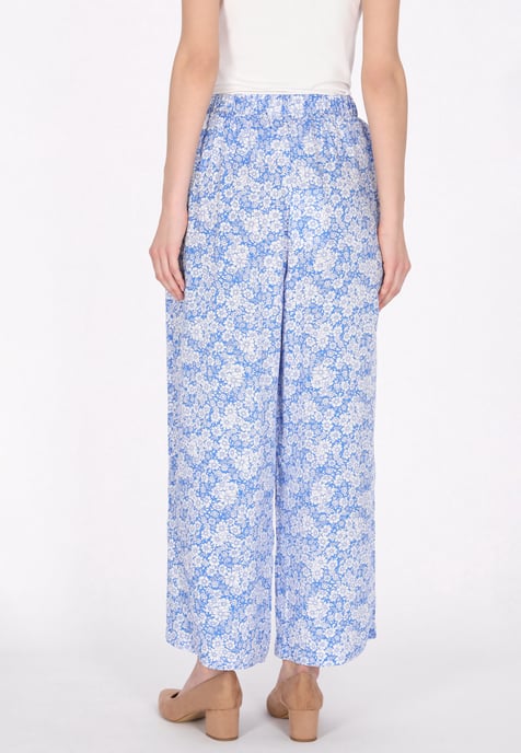 usha Broek vrouwen blauw wit - Image 4