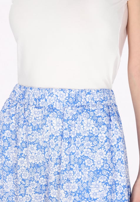 usha Broek vrouwen blauw wit - Image 5