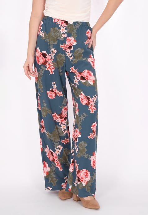 usha Broek vrouwen donkergroen veelkleurig - Image 3