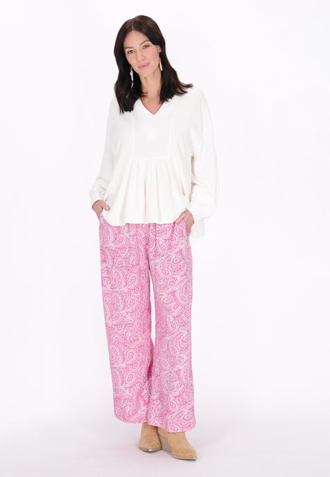 usha Broek vrouwen roze wit - Image 2