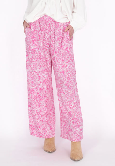 usha Broek vrouwen roze wit - Image 3