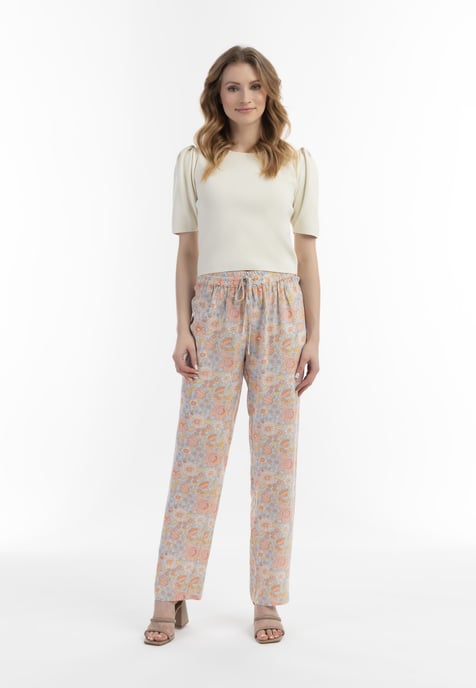 usha Stof broek Dames Blauw Veelkleurig - Image 2