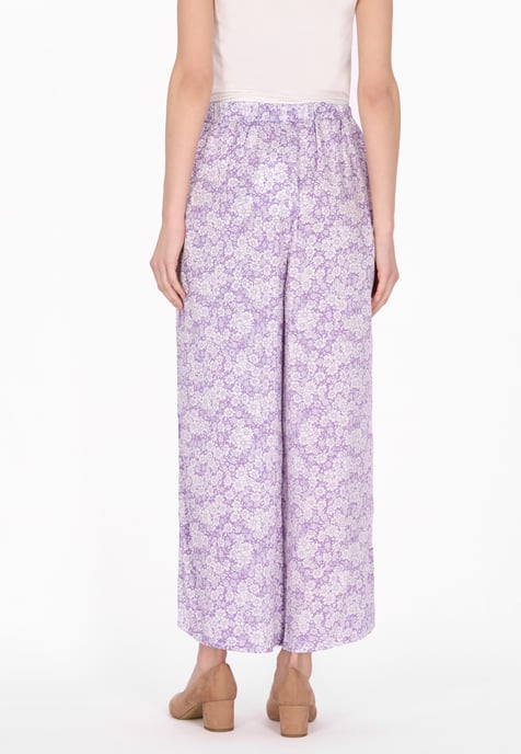 usha Broek vrouwen paars wit - Image 4