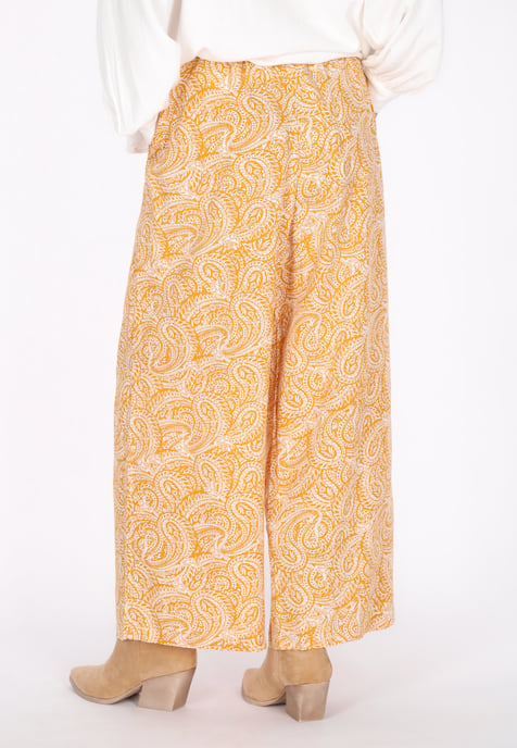 usha Broek vrouwen geel wit - Image 4