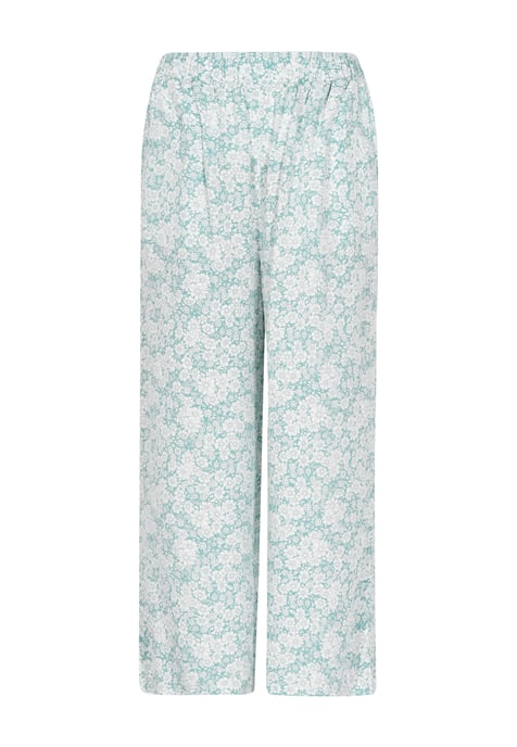 usha Broek vrouwen turkoois wit - Image 1