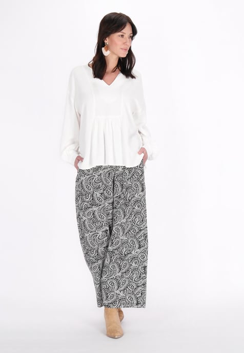 usha Broek vrouwen zwart-wit - Image 2