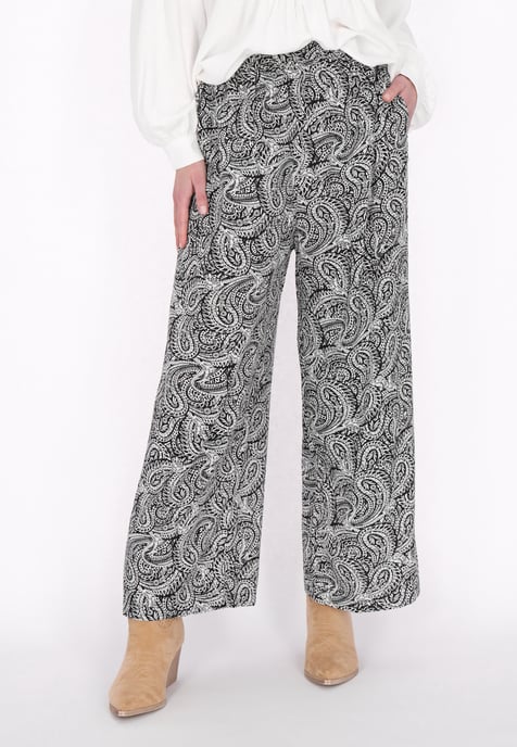 usha Broek vrouwen zwart-wit - Image 3