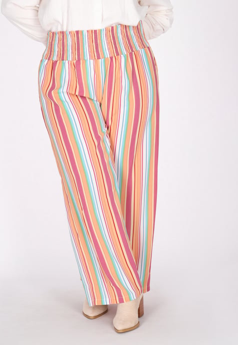 IZIA Plussize broek vrouwen oranje - Image 3