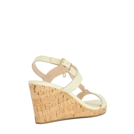 Dune Ladies Kasslie - T-Bar Cork Wedge - Image 4