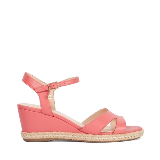 Dune Ladies Kindal - Reptile Print Wedge Sandal - Image 2
