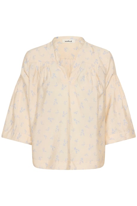 SLEneya Printed Blouse Blouse with long sleeve Boxy fit - Image 4