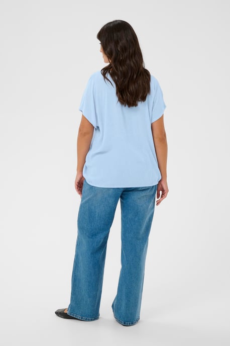 KCami Stanley SS Blouse with short sleeve Loose fit - Image 2