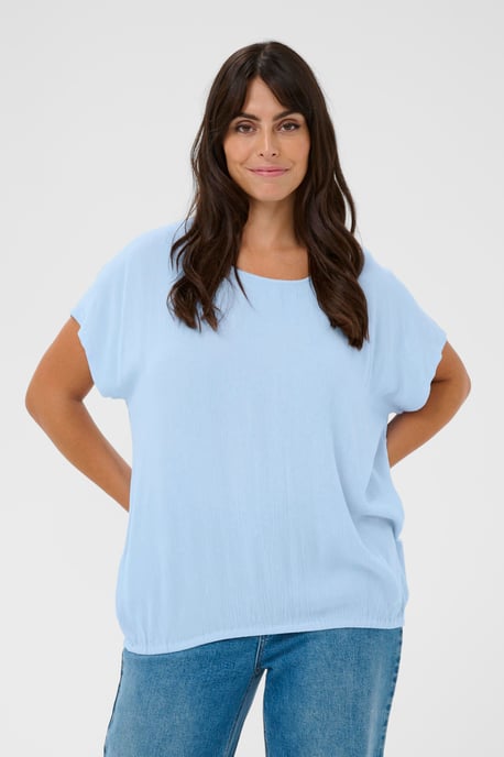 KCami Stanley SS Blouse with short sleeve Loose fit - Image 3