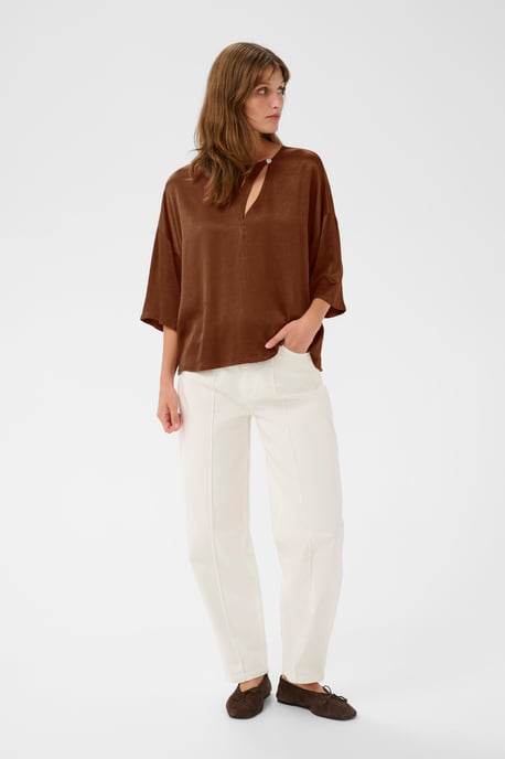 SLMirabella Blouse STUDIO Blouse with short sleeve Loose fit - Image 2