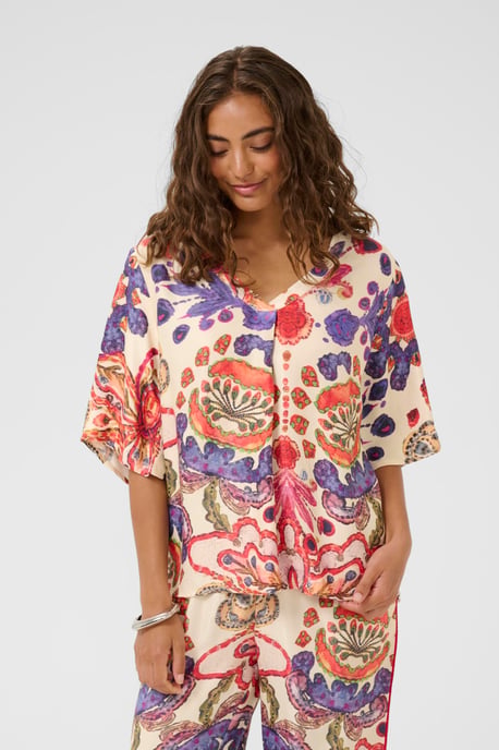 CUmandy Blouse Blouse with short sleeve Relaxed fit - Image 3