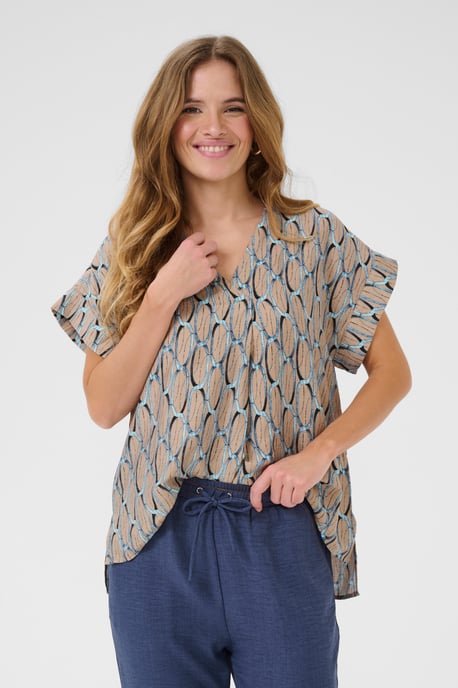 CUbae Pella SS Blouse Blouse with short sleeve Relaxed fit - Image 3