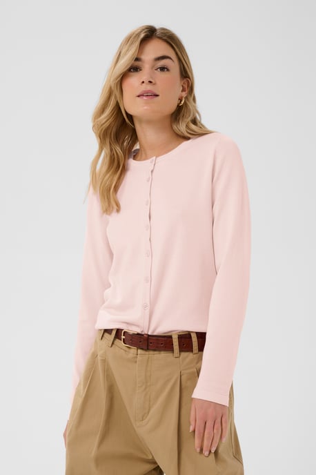 A8661, MilaSZ R-Neck Cardigan Knitted cardigan Classic fit - Image 2