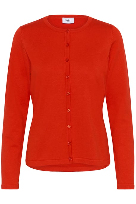 A8661, MilaSZ R-Neck Cardigan Knitted cardigan Classic fit - Image 4